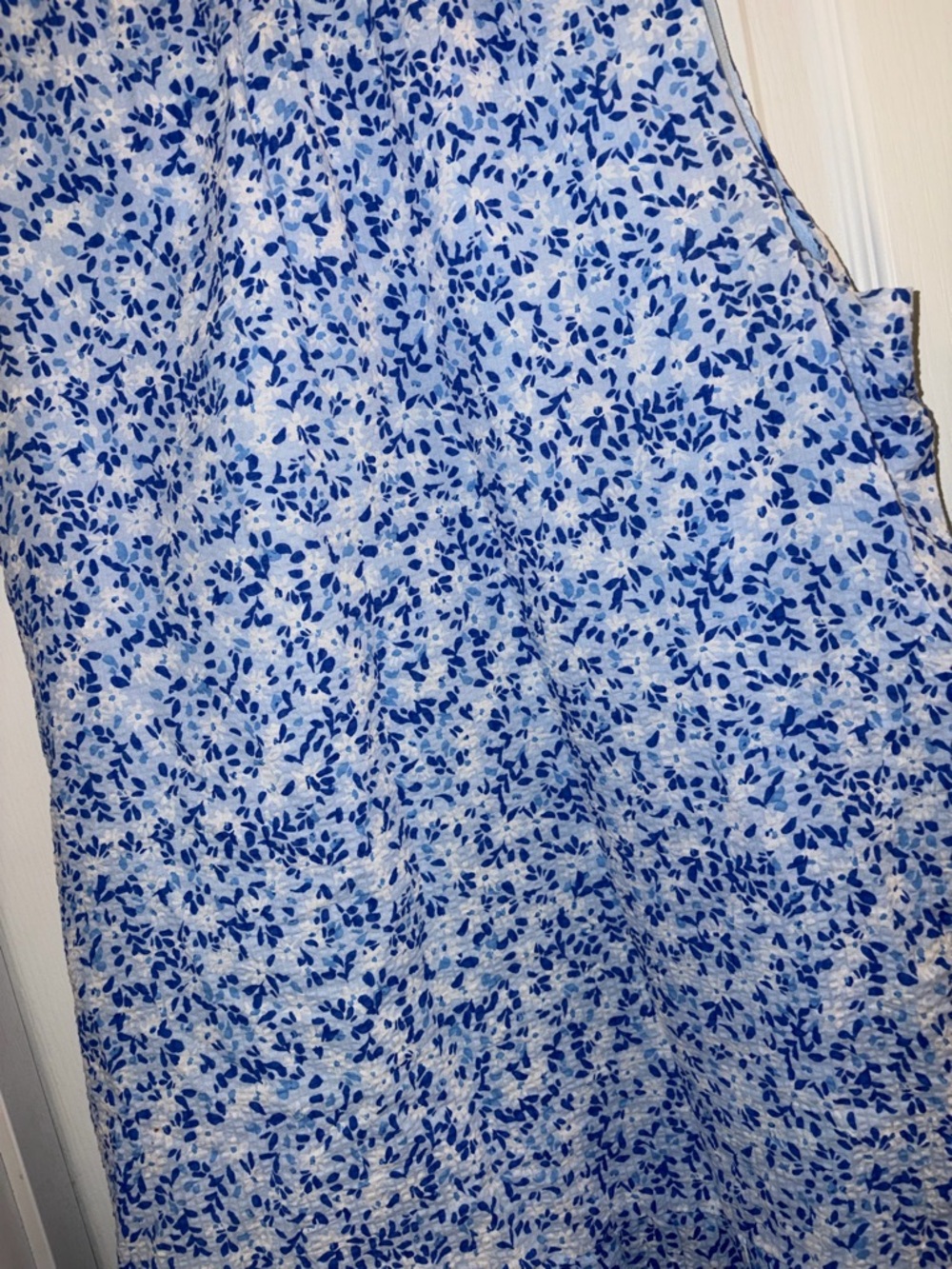 THML Blue and White Floral Sleeveless Dress - Picture 2 of 3